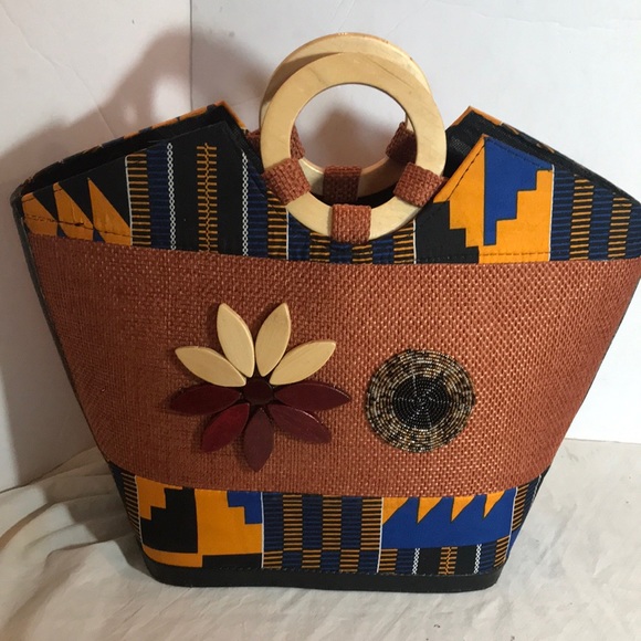 “TRIBAL MAASI STYLE” SET of Handmade bag and wallet. - Picture 4 of 16